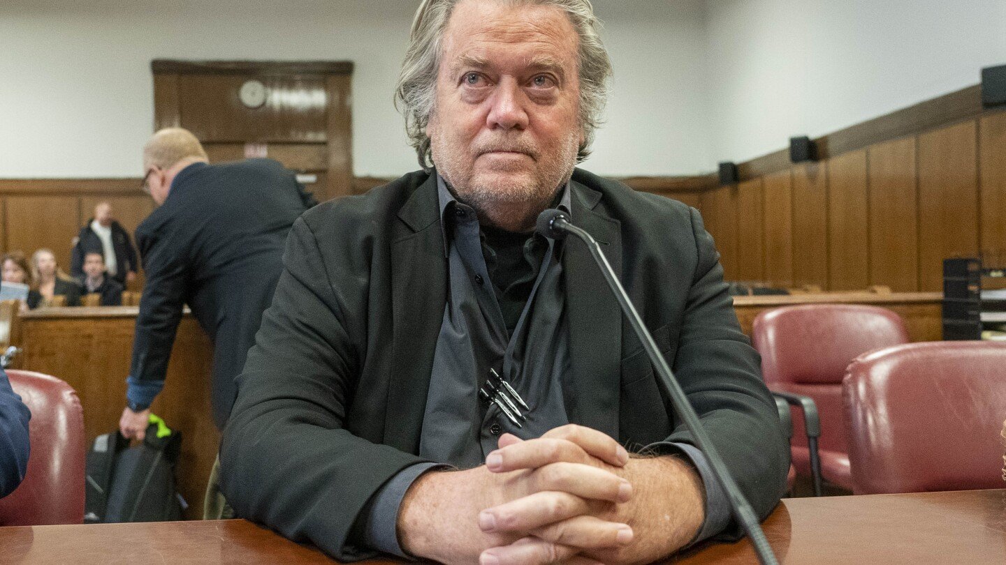 Bannon reports to federal jail to assist 4-month sentence on contempt expenses…