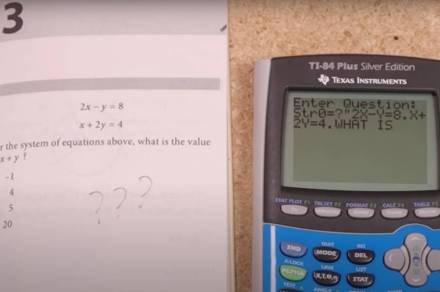 A modder appropriate kind build ChatGPT on a TI-84 graphing calculator