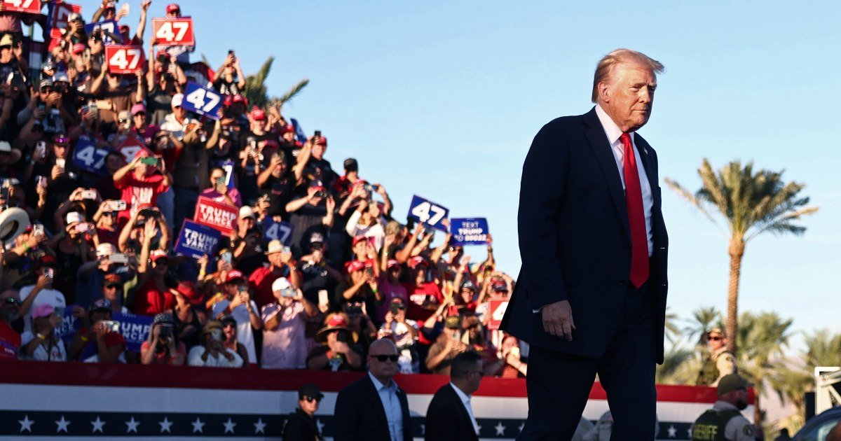 Investigation underway after man tried to enter Trump California rally perimeter with weapons in automobile